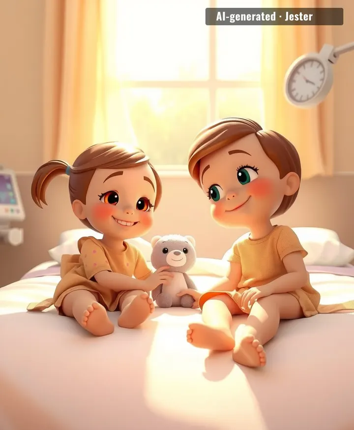 24 hours of surgery to give two girls a lifetime of ordinary afternoons.