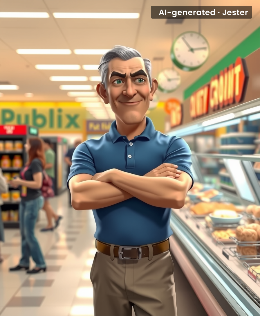 Publix is the only place where following unwritten rules feels more important than the actual written ones.