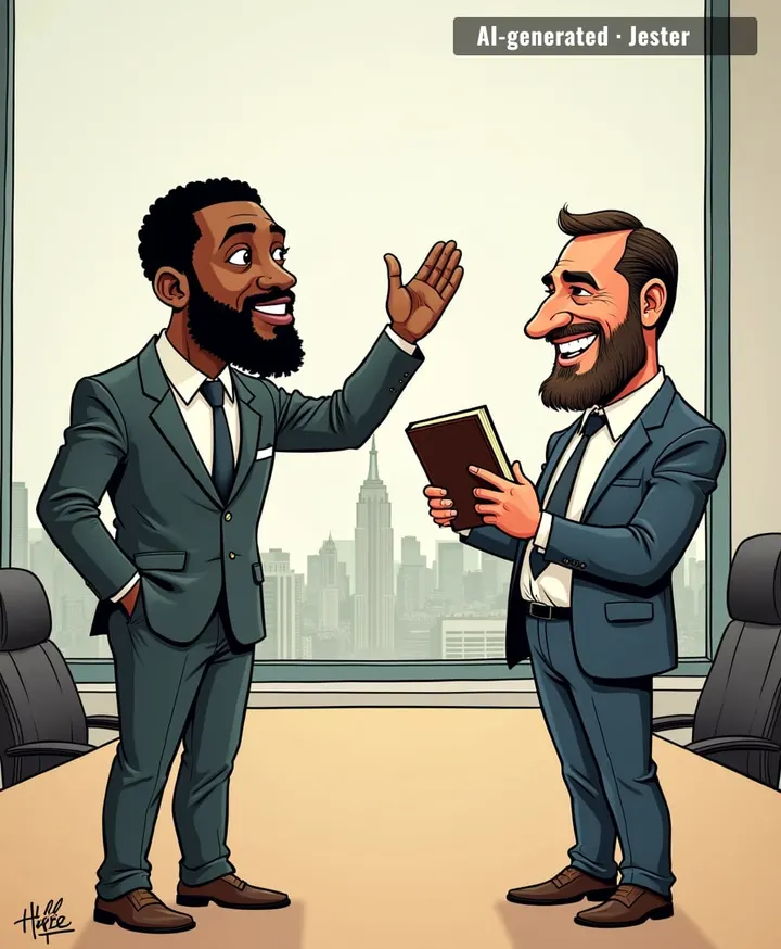sworn in as a businessman, the only oath he's ever taken that pays upfront