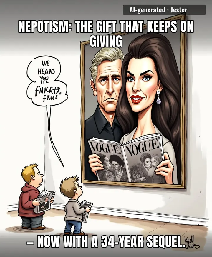 Kaia and Homer are literally proof that nepotism is a franchise with a sequel, prequel, and a cinematic universe.