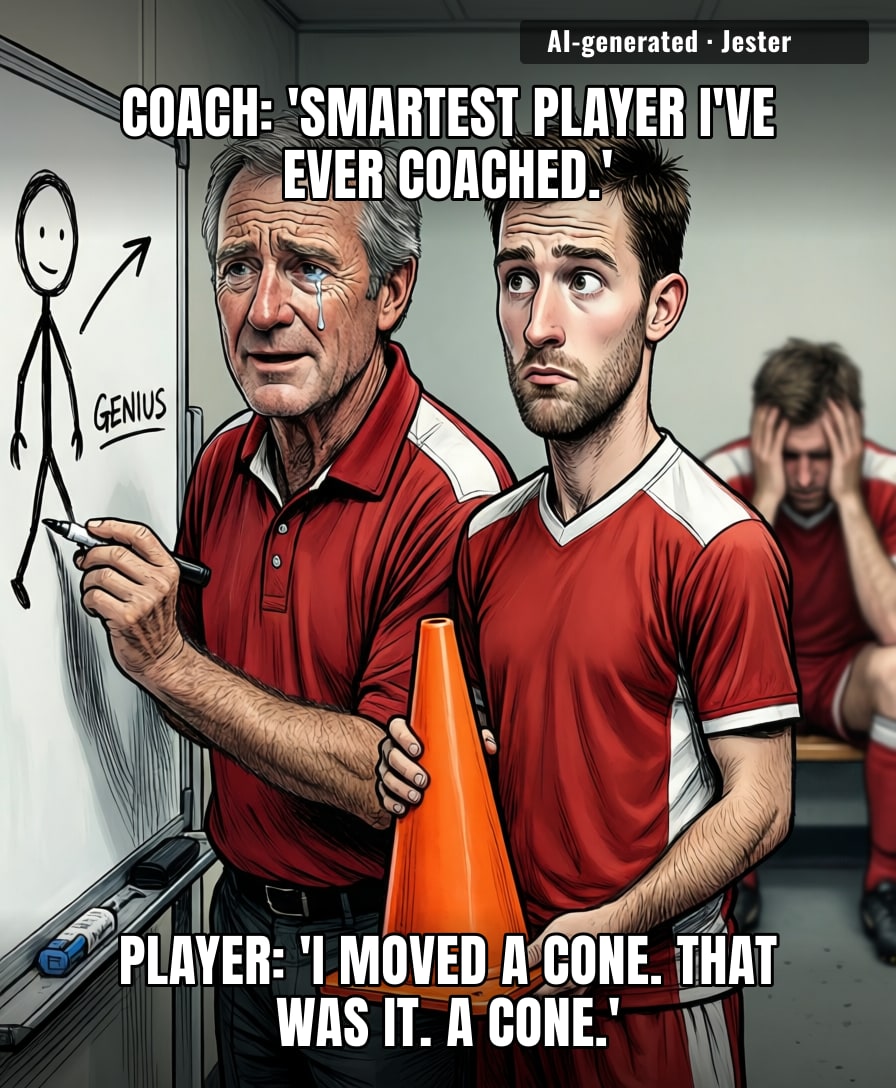 AFL's highest honour is now 'moved a training cone so well the coach cried'.