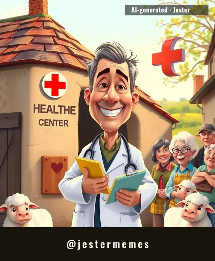 When the only thing between you and a doctor is a cow pasture, you take the mobile clinic and like it.