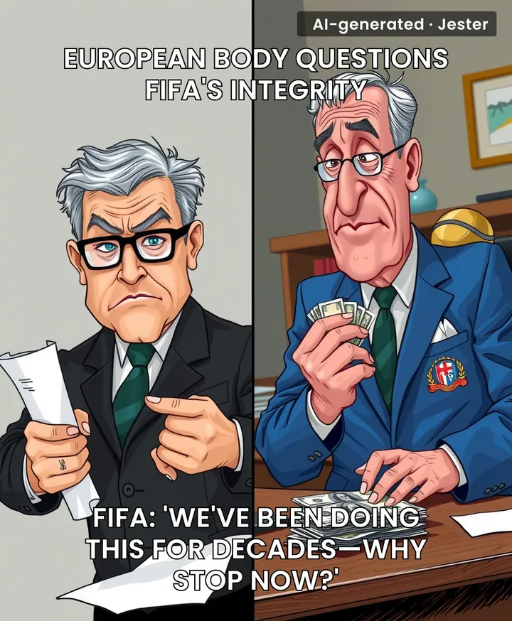Nobody is more shocked than FIFA to hear they have an integrity to defend.