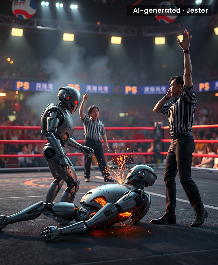 When your Roomba and your Alexa finally decide to settle it in the Octagon.