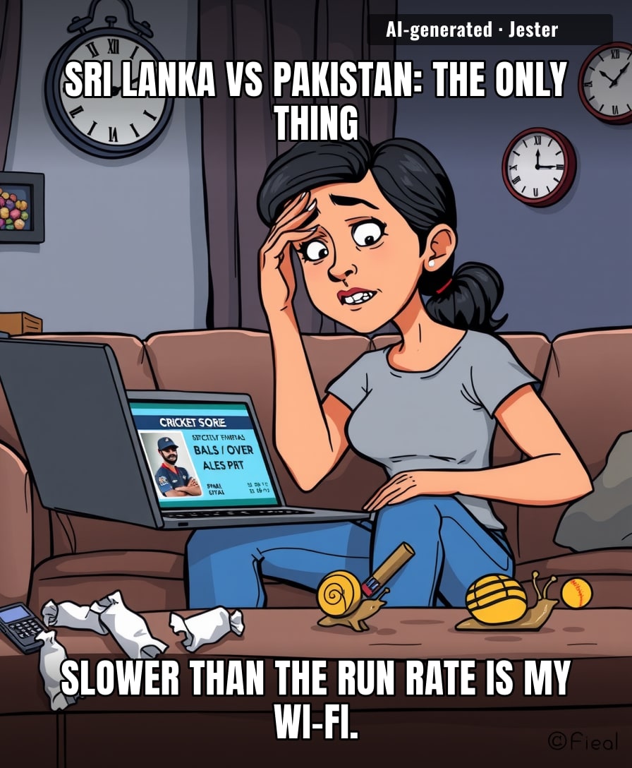The real 3rd T20I is me refreshing the score page while pretending to work.