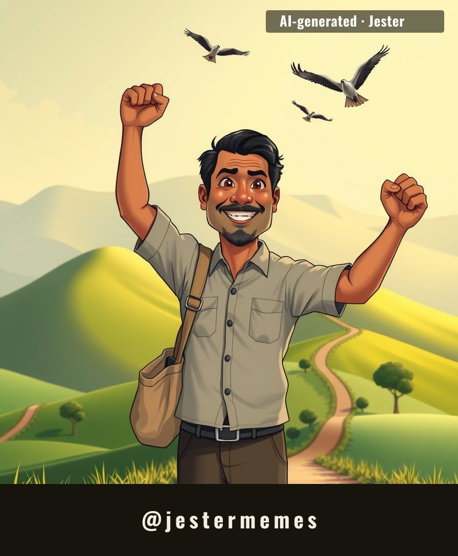 Dude really said 'I'll plant a tree in every district' and then did it, because that's what heroes do.