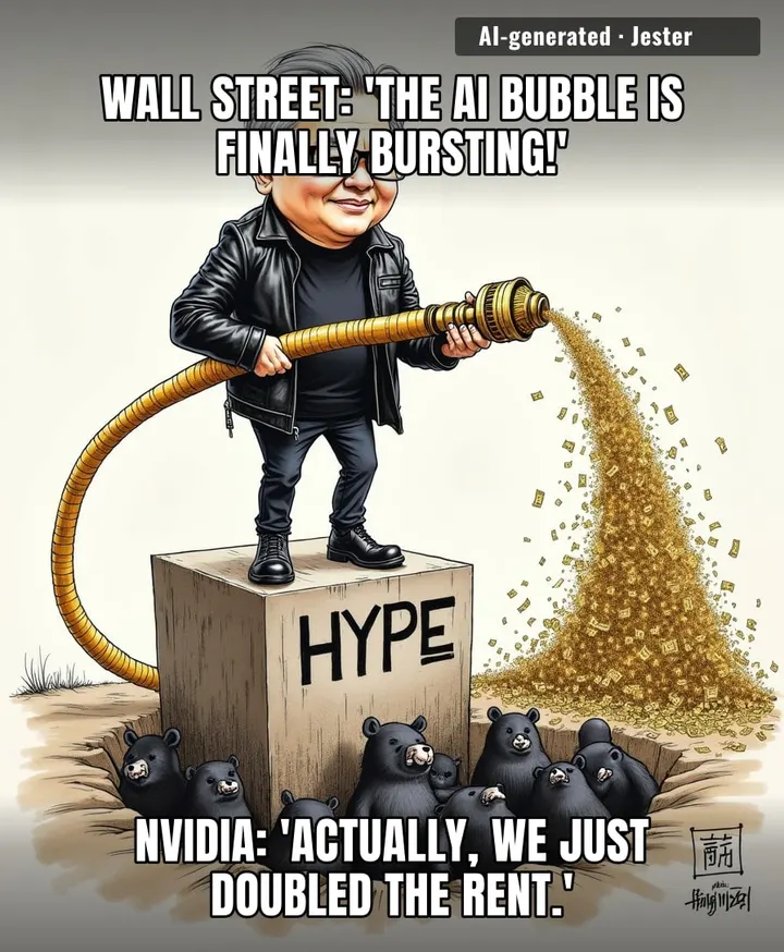 We really just handed Jensen Huang another $75B so he can keep the GPU printer going until the sun burns out, didn't we?
