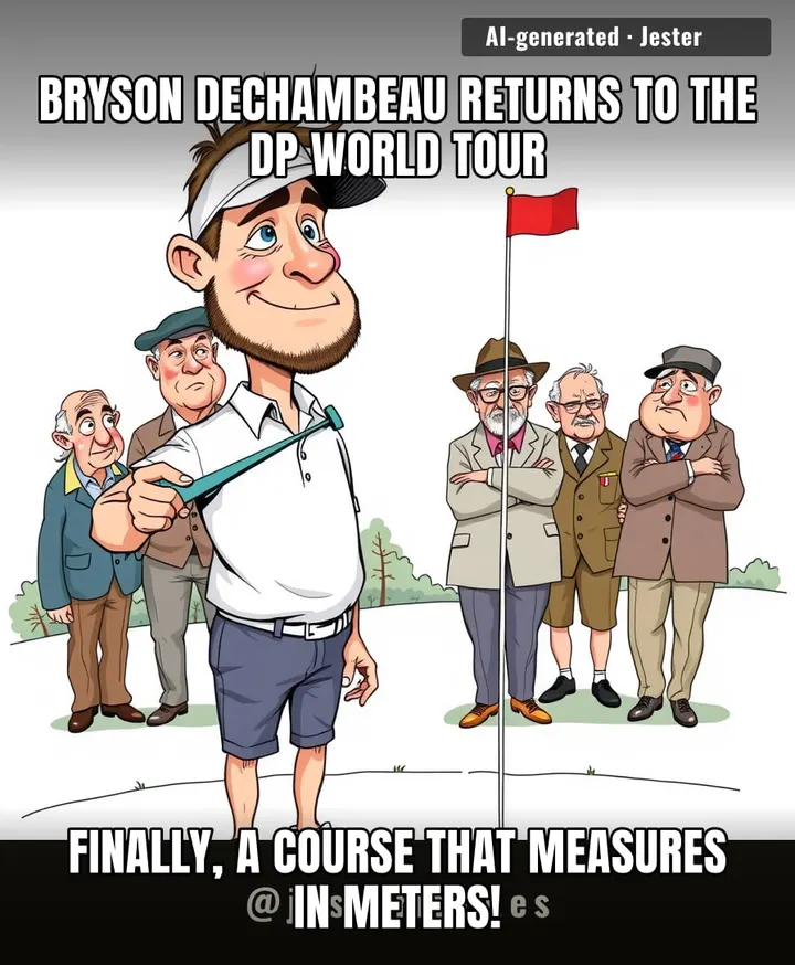 Bryson's coming back to Europe, where the only thing slower than his swing is the pace of play he'll be complaining about.