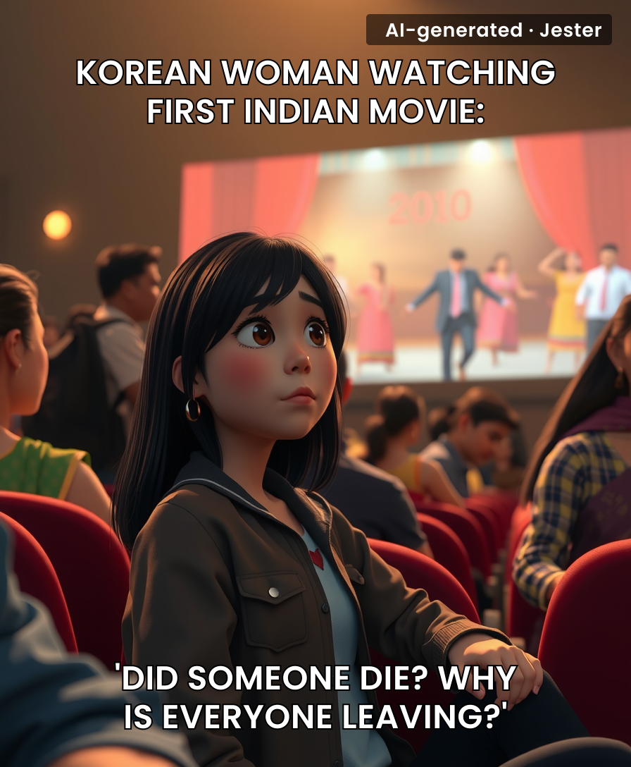 Indian film intervals: the only time the entire theater collectively decides that chai is more urgent than the plot.