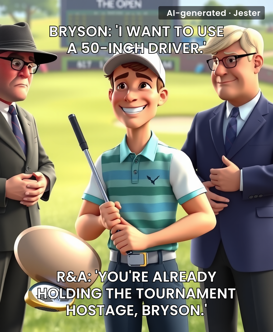 The R&A finally found the one word Bryson DeChambeau can't overpower: 'no.'