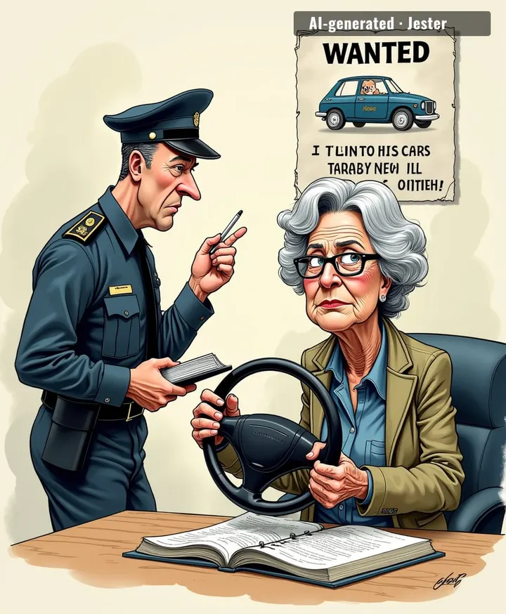 Somewhere, a cop is reading her novels and thinking, 'So that's where they get it from.'