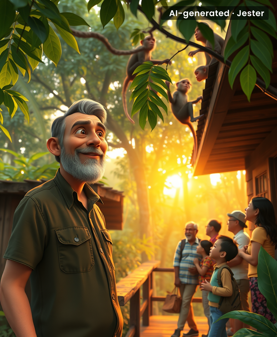 The only thing growing faster than tourist selfies is Ronald Sanabria's forest cover.