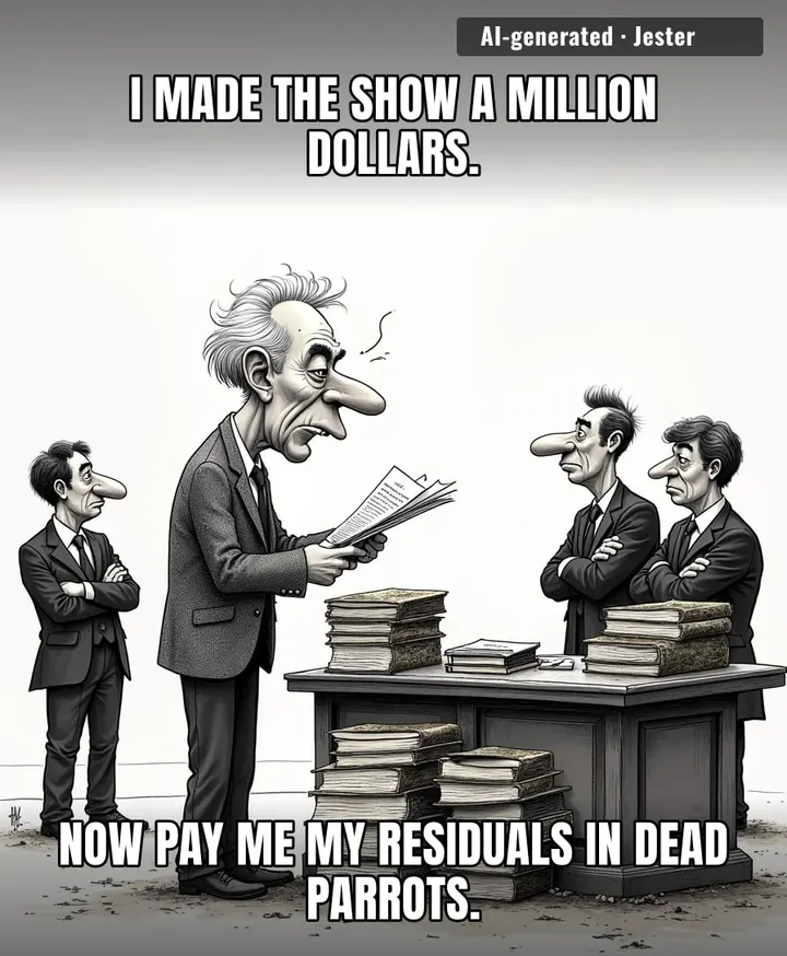 The real tragedy of the British Invasion wasn't the music, it's that four guys invented modern comedy just to spend the next 50 years arguing over who gets to hold the check.