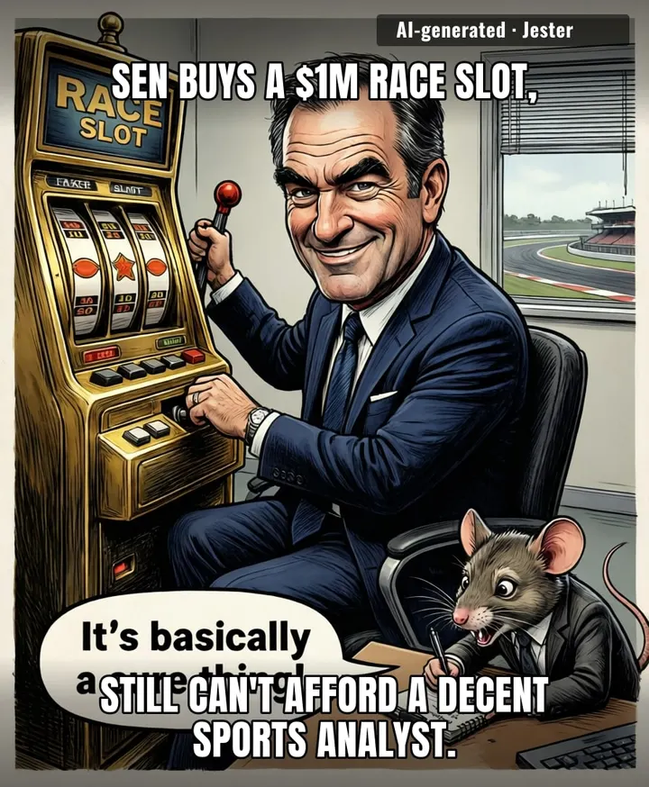 SEN's betting strategy: spend a million on a slot, then rely on a guy with a calculator and a dream.