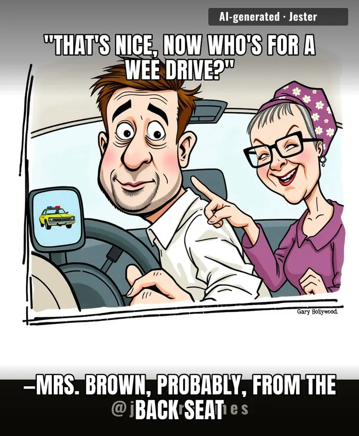Gary Hollywood's lawyer just needs to prove Mrs. Brown was in the passenger seat; the jury will acquit on self-defense.