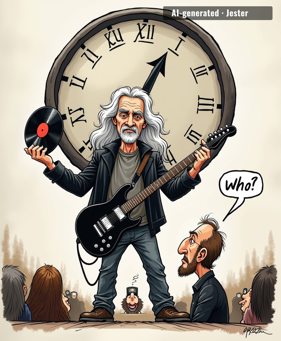 21 years and the big reveal is a guy who sounds like every '80s rock vocalist—but that's actually the point.