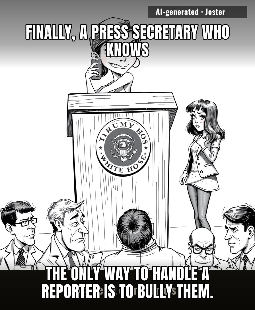 Turns out the most effective way to handle the White House press corps isn't transparency, it's a 16-year-old with a grudge and a Zara gift card.