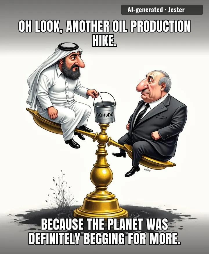 We're really treating the climate crisis like a subscription service we can just pause and resume whenever the oil lobby feels like a bonus.
