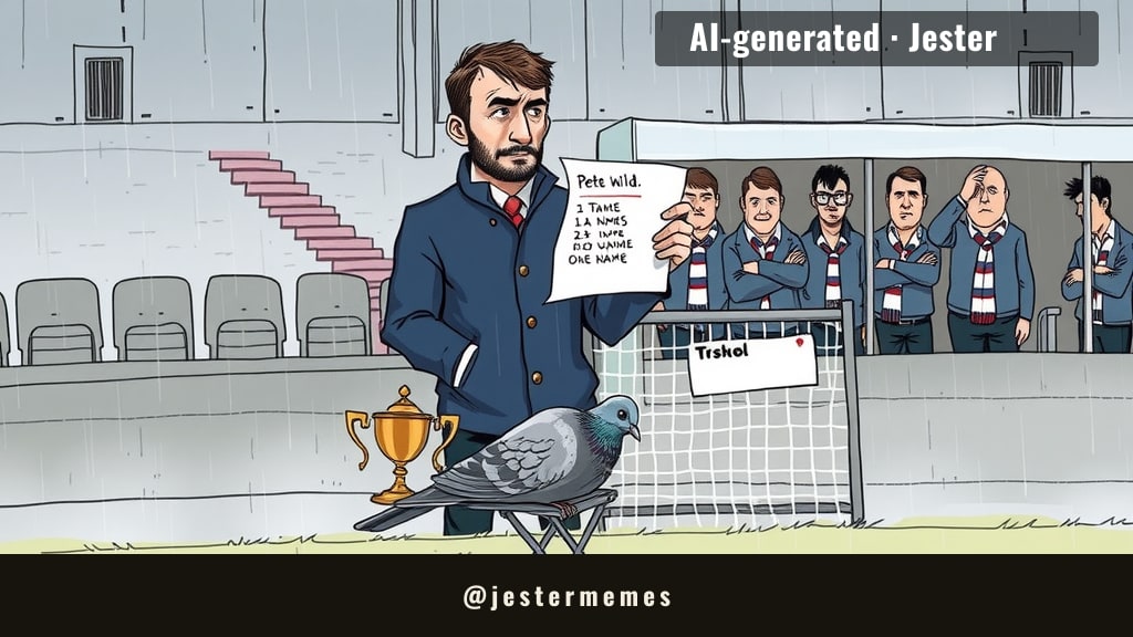 he made three changes before he'd even seen them play.