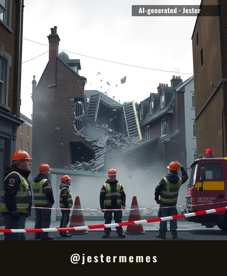 When a building comes down in a place that has known so much, every collapse reopens an old wound.