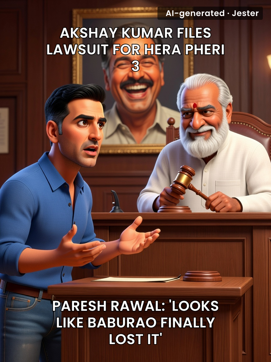 Akshay suing over Hera Pheri 3 is ironic, but Paresh calling him 'emotionally disturbed' is the real comedy.