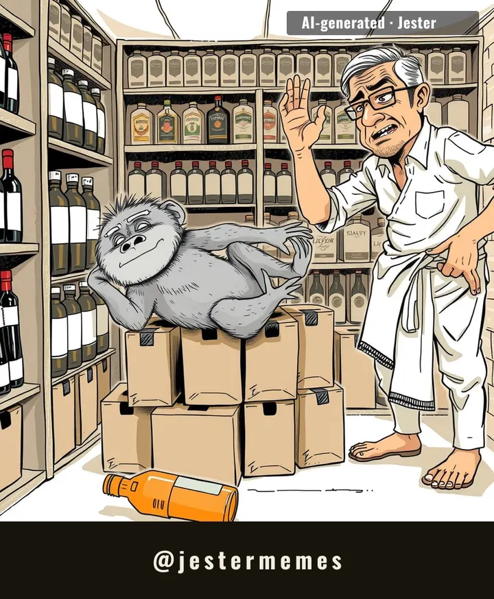monkey got further in one afternoon than I did all year and didn't even have to explain himself to a manager