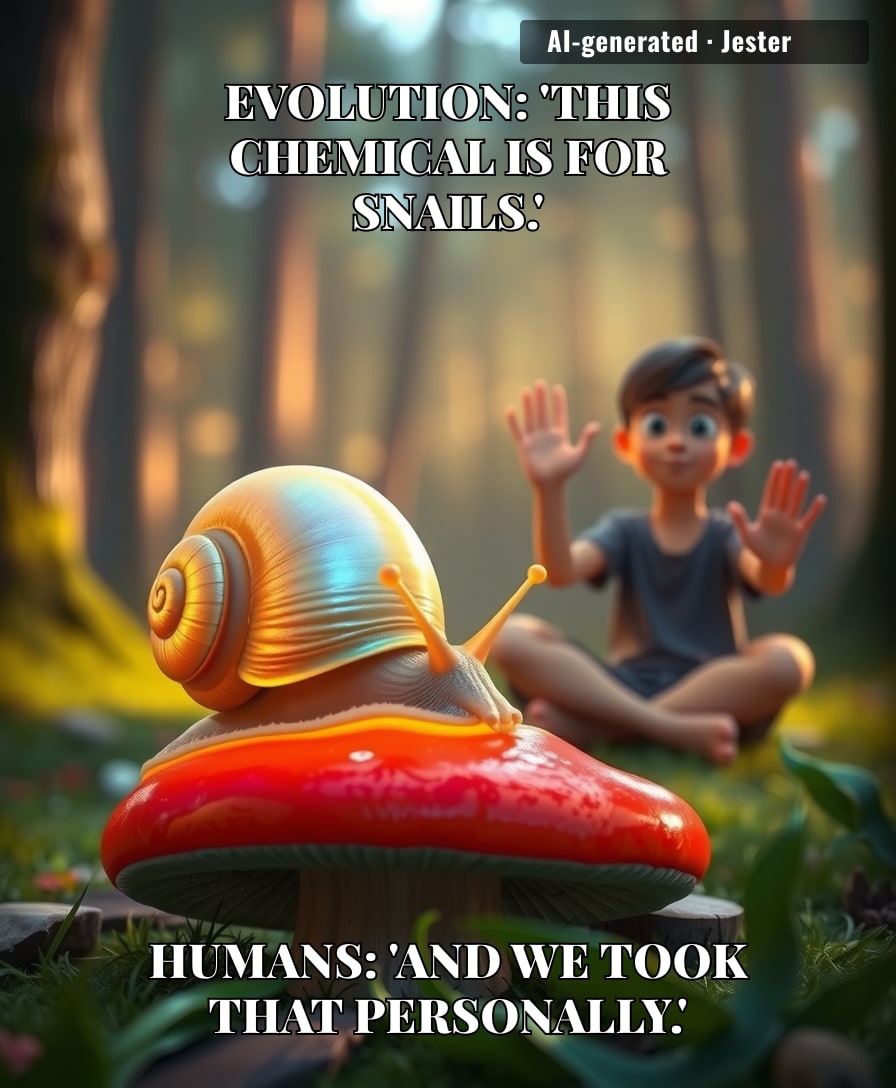 Imagine evolving for 500 million years just to have some primate call it 'expanding consciousness.'