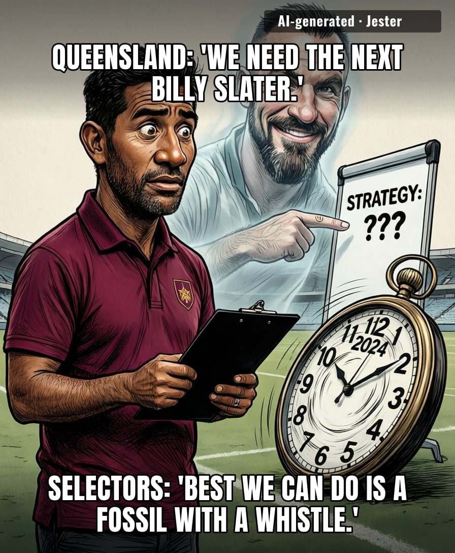 The Maroons didn't hire a coach, they hired a time capsule and told it to fix the present.