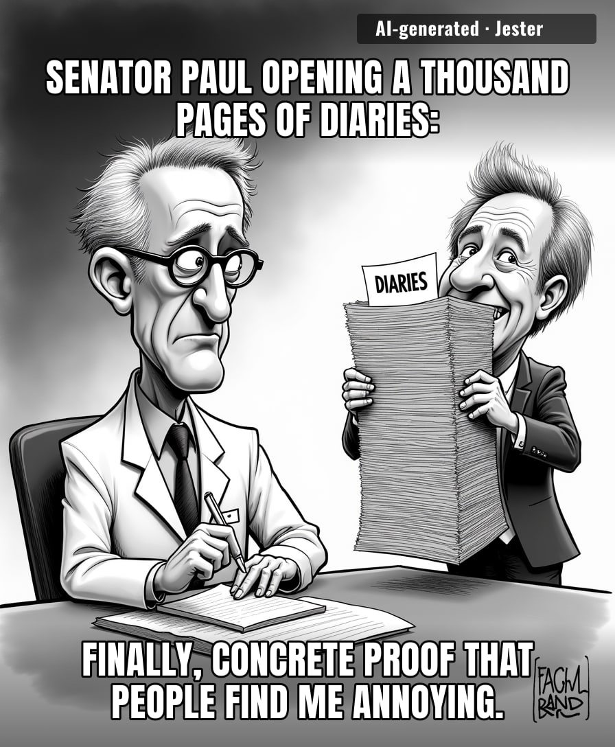 Rand Paul spent years digging through Fauci's trash just to confirm he’s not the main character.