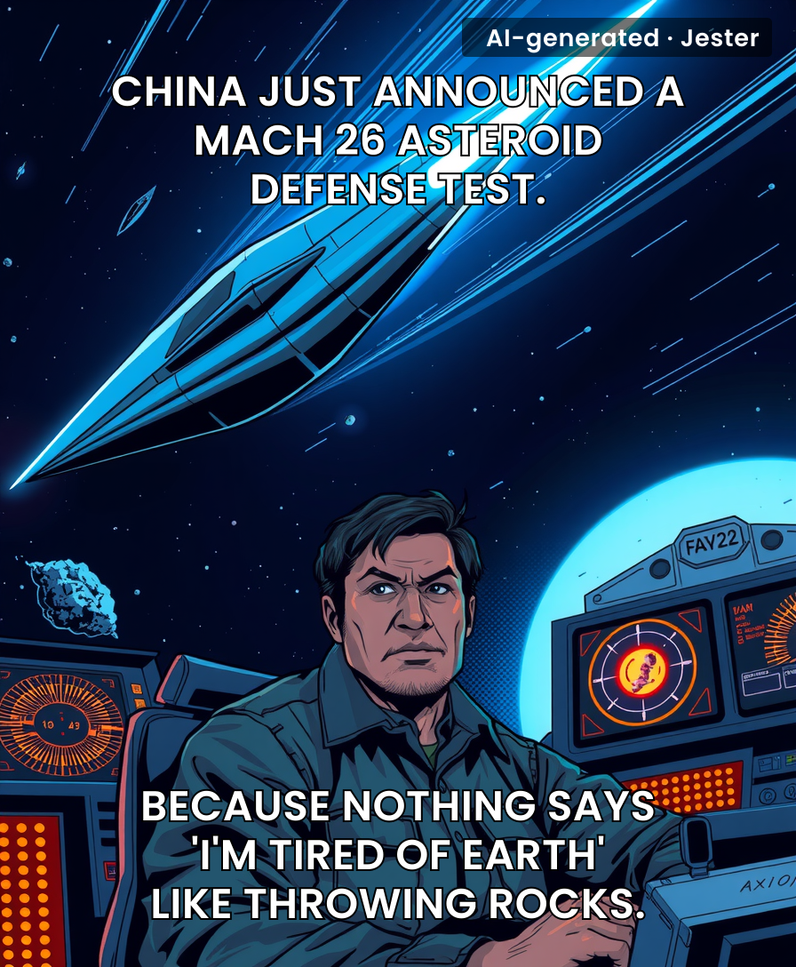 The only thing more aggressive than a space-faring kinetic impactor is a billionaire trying to find a planet where his stock price doesn't matter.
