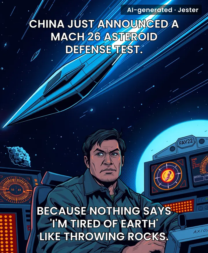 The only thing more aggressive than a space-faring kinetic impactor is a billionaire trying to find a planet where his stock price doesn't matter.