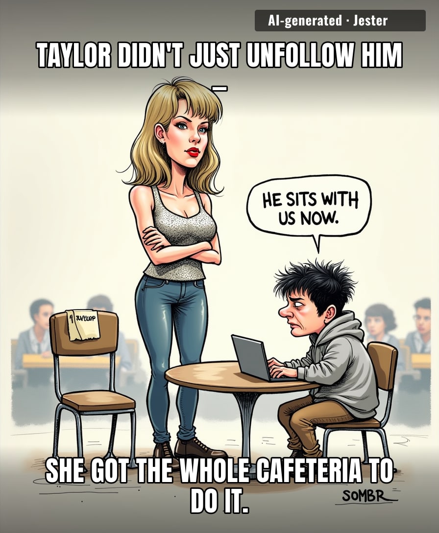 Eli's entire career now hinges on whether Taylor lets him sit at the cool table.