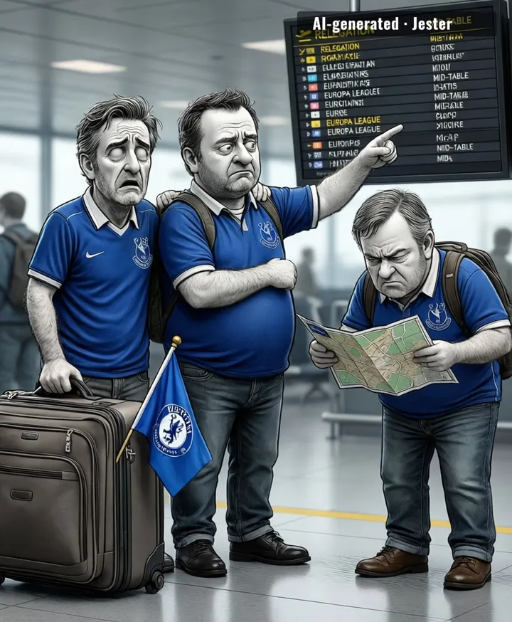 Everton's only chance of a trophy this season is the airport luggage carousel.