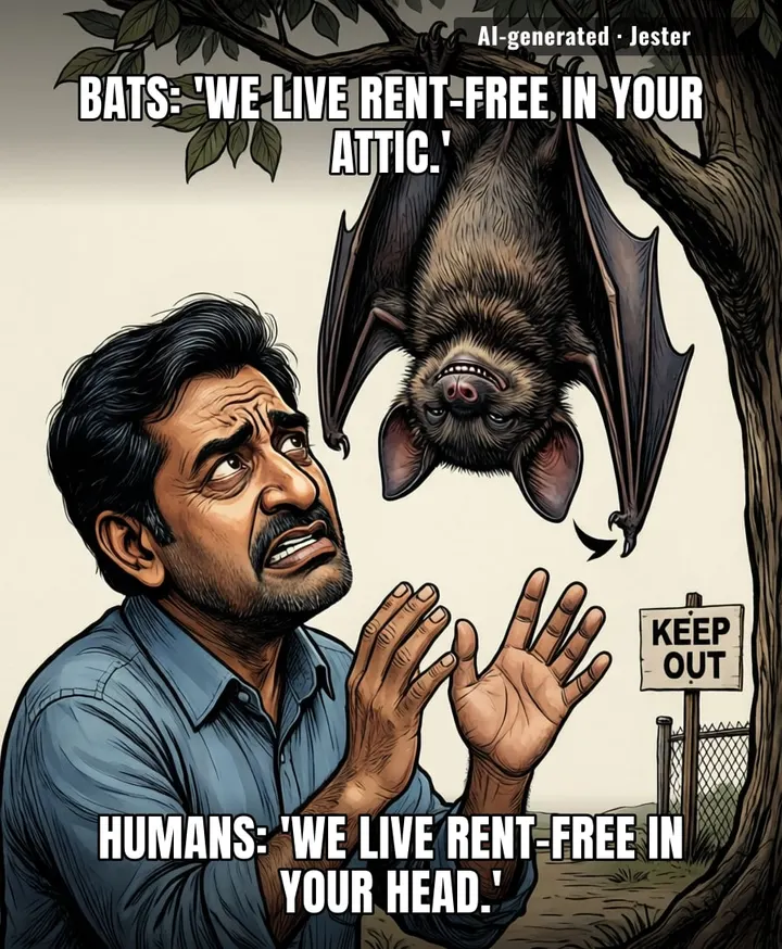 Bats are just flying landlords now, and they're not even charging us for the privilege.