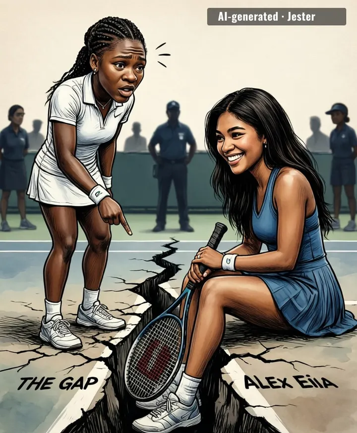 Somewhere a 16-year-old with a racket is making me question my life choices.