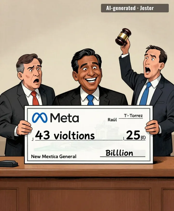New Mexico's annual budget just got a $25 billion donation from the company it sued.