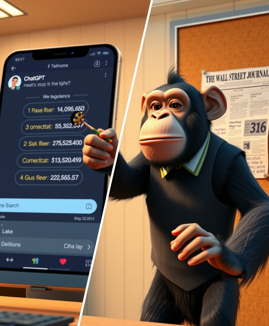 CAN CHATGPT OUTPERFORM A MONKEY WITH A DARTBOARD?