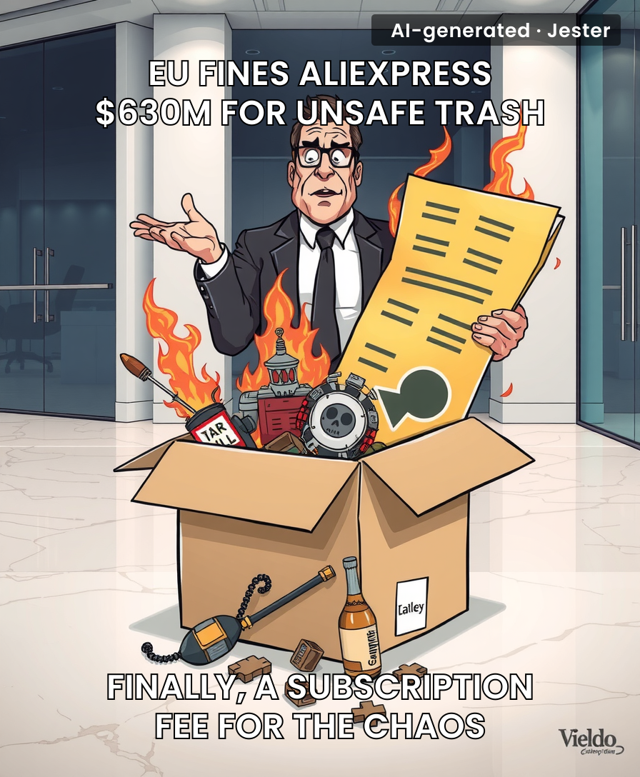 AliExpress really heard the global demand for 'cheaper than dirt' and decided to throw 'safety regulations' into the incinerator just to meet the shipping deadline.