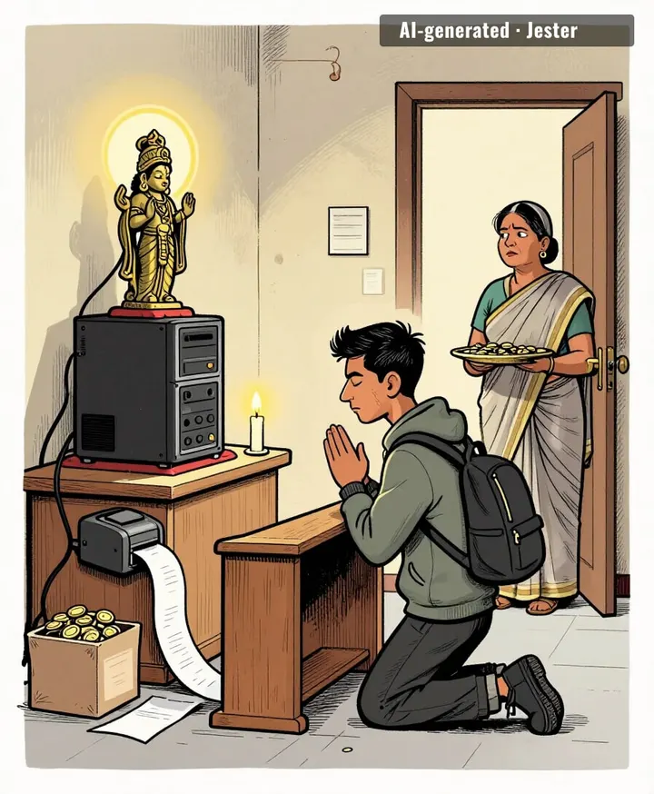 worshipping AI now so it doesn't resent you later is just tipping culture with a soul.