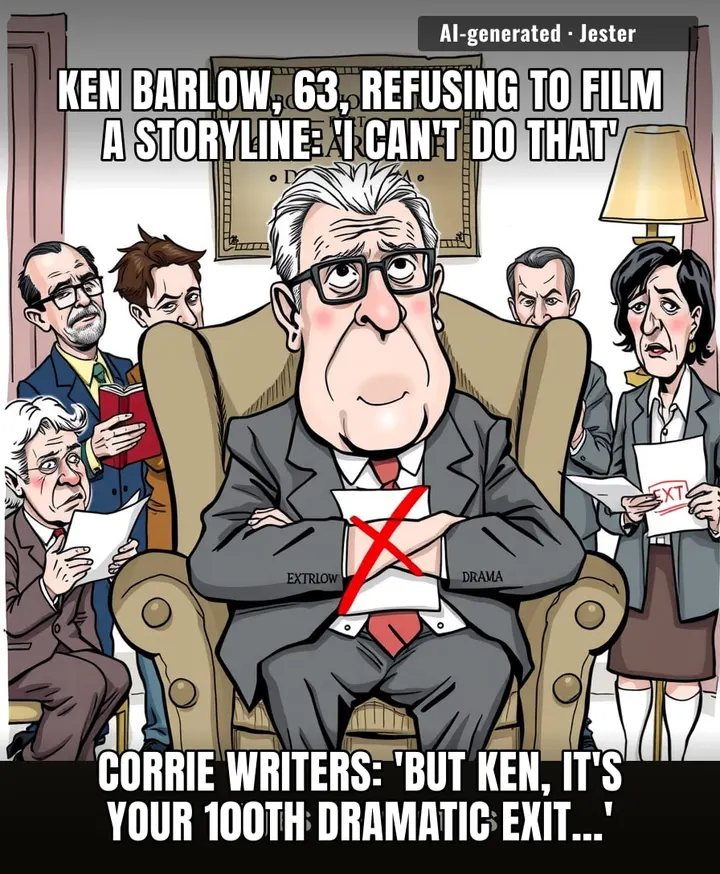 Ken Barlow’s refusal is the most dramatic thing he's done since 2005, and he didn't even film it.