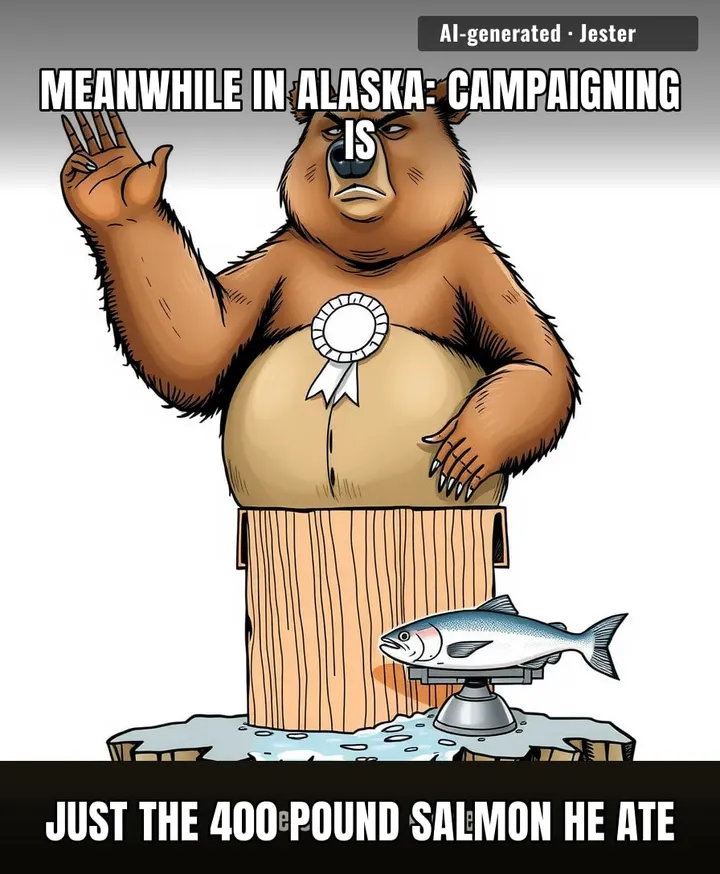 four candidates, zero policies, one shared platform: salmon.