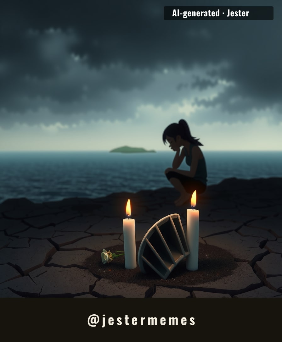A joyful beginning silenced in an instant — the fragility of life laid bare.