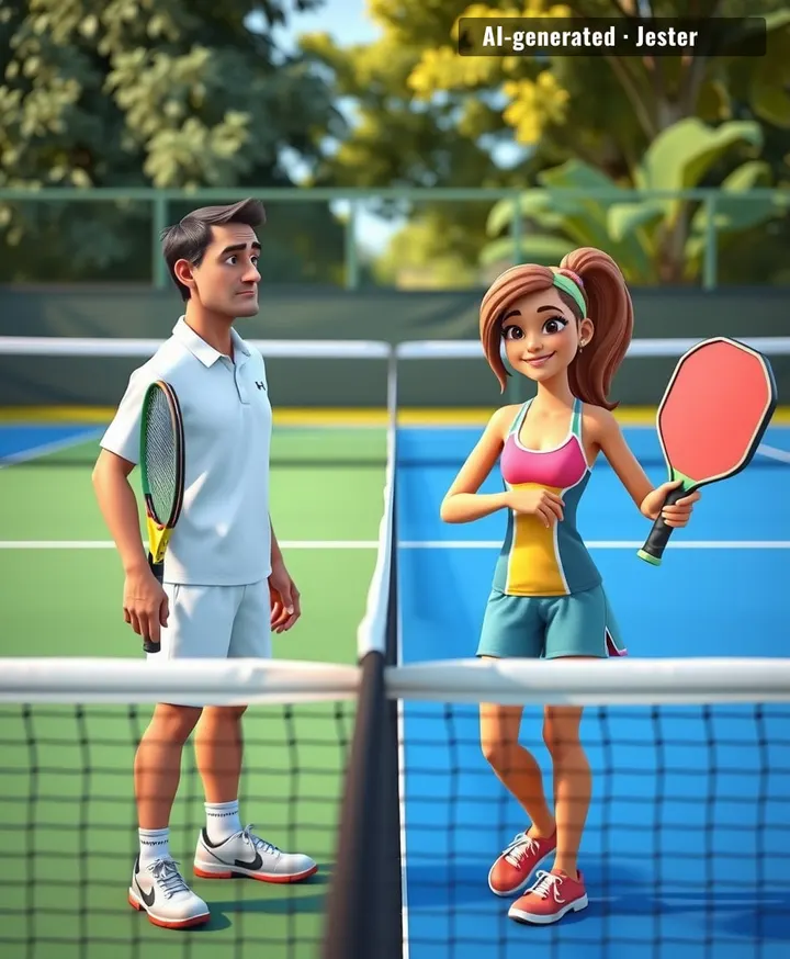 The only thing more desperate than pickleball's PR team is tennis fans trying to defend 4-hour matches.