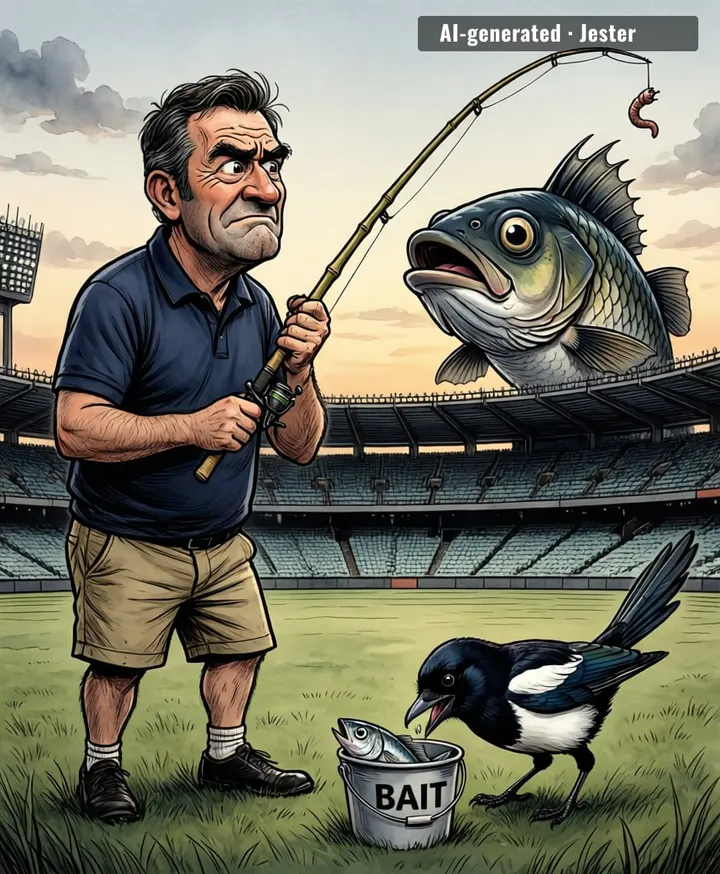 North's recruitment plan is just a bloke with a rod and a dream, and honestly, that's more than most of us bring to a job interview.