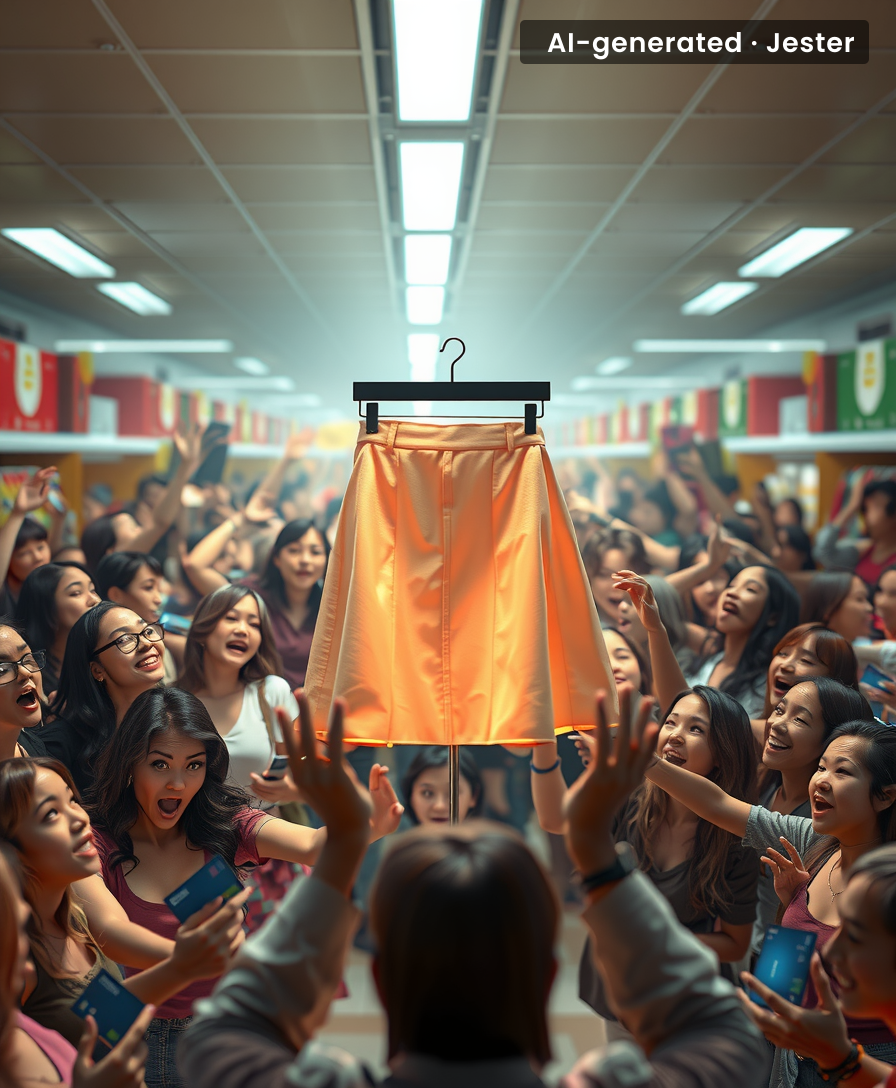 The real economic indicator is how many broke Swifties are now convincing themselves this skirt is an investment.