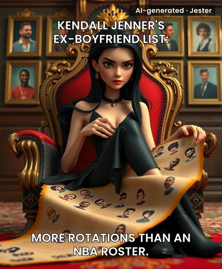 Kendall Jenner's dating history: the only list that needs its own Wikipedia page.