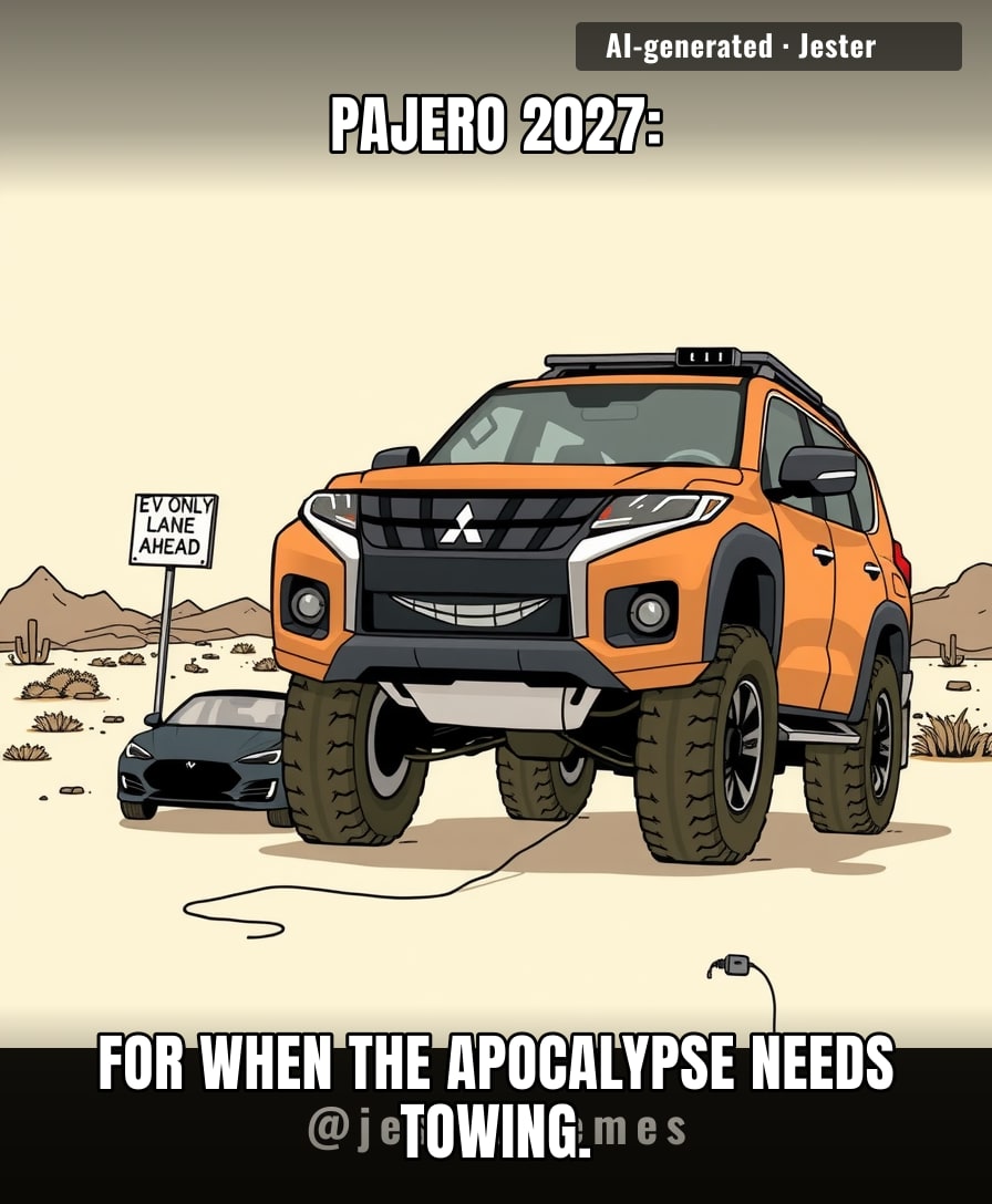 Mitsubishi finally remembered SUVs exist, 20 years after everyone else did — it's like showing up to the group chat with a meme from 2005.