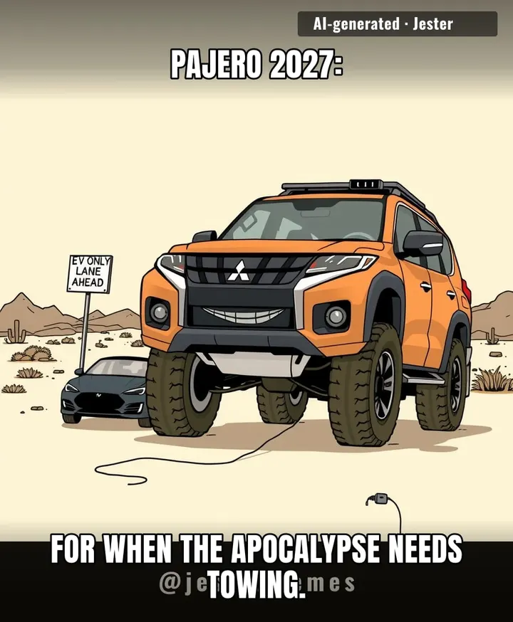 Mitsubishi finally remembered SUVs exist, 20 years after everyone else did — it's like showing up to the group chat with a meme from 2005.