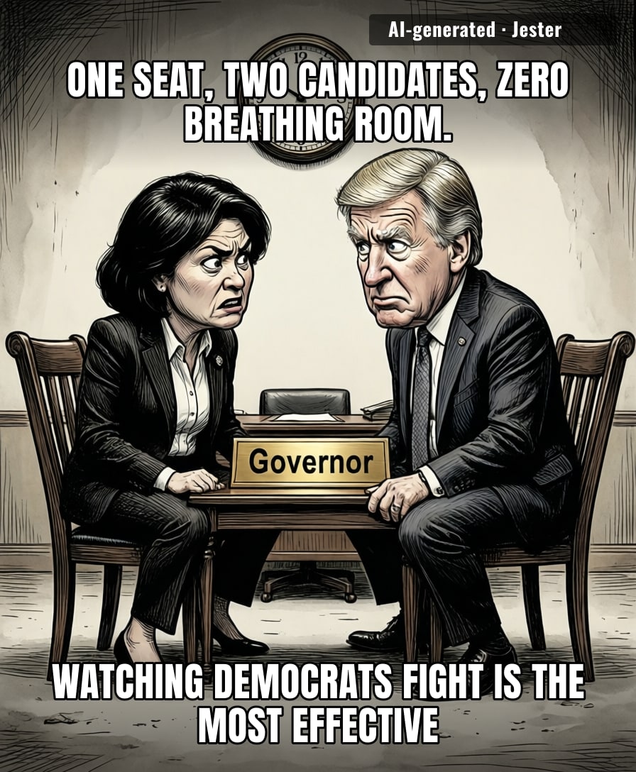 Democrats are currently fighting so hard over this seat they're going to accidentally invent a new form of internal combustion engine.