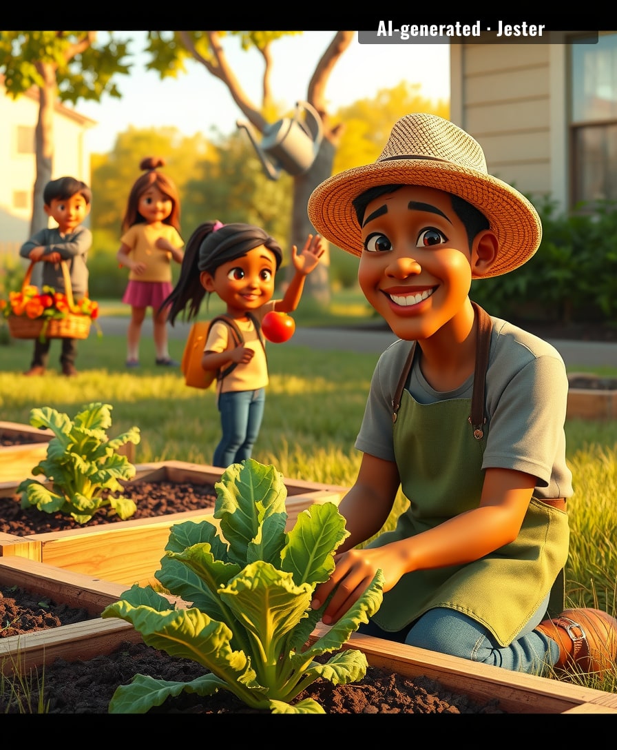 Your lawn does nothing but judge you. These folks taught theirs to feed a whole neighborhood.